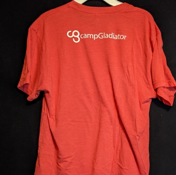 Camp Gladiator Total Transformation Graphic Logo T shirt Men's Medium - Picture 2 of 6